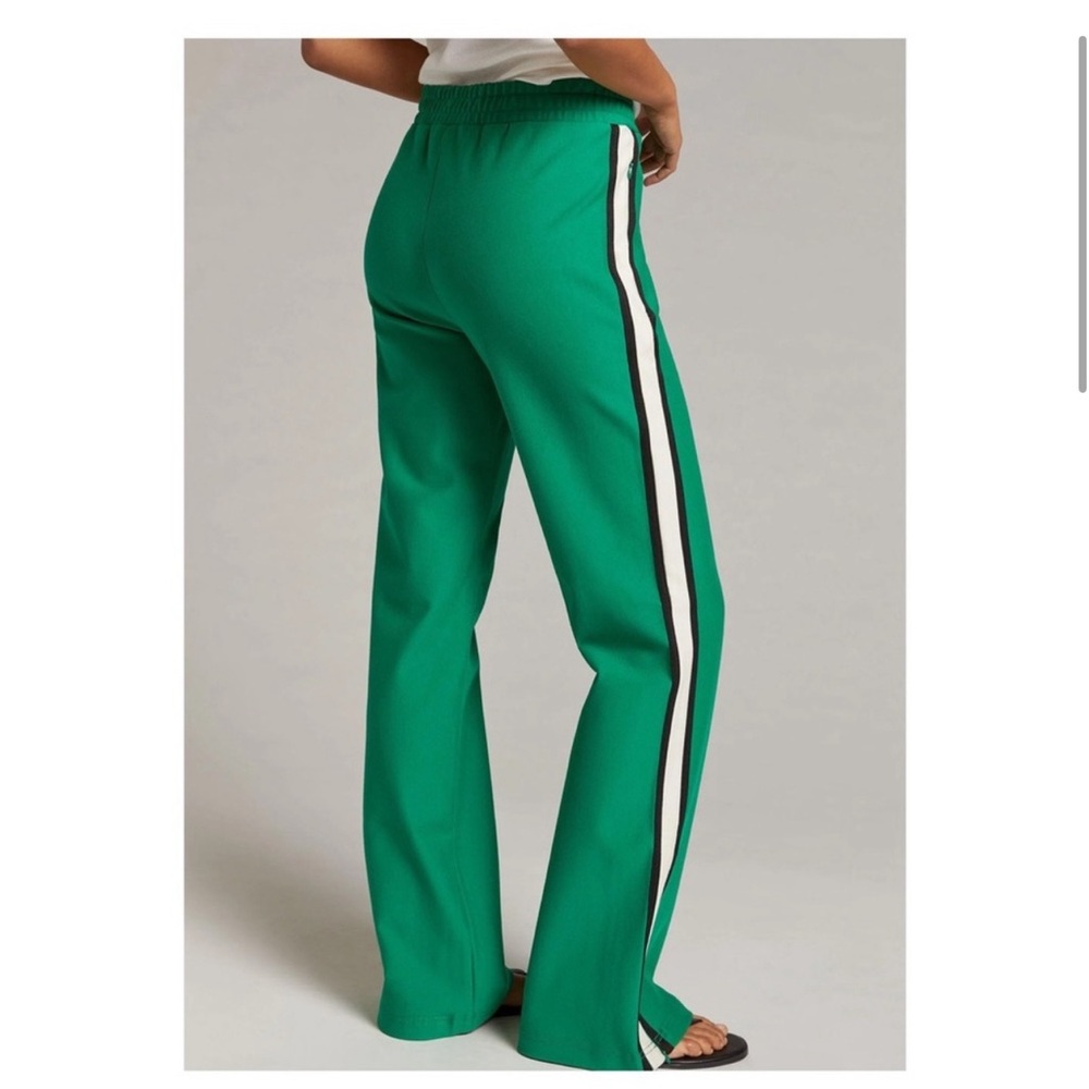 Maeve Emerald Joggers with Monochrome Stripes - Picture 2 of 8